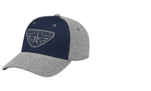 New for 2025! Grey and Navy Team Logo Adjustable Cap