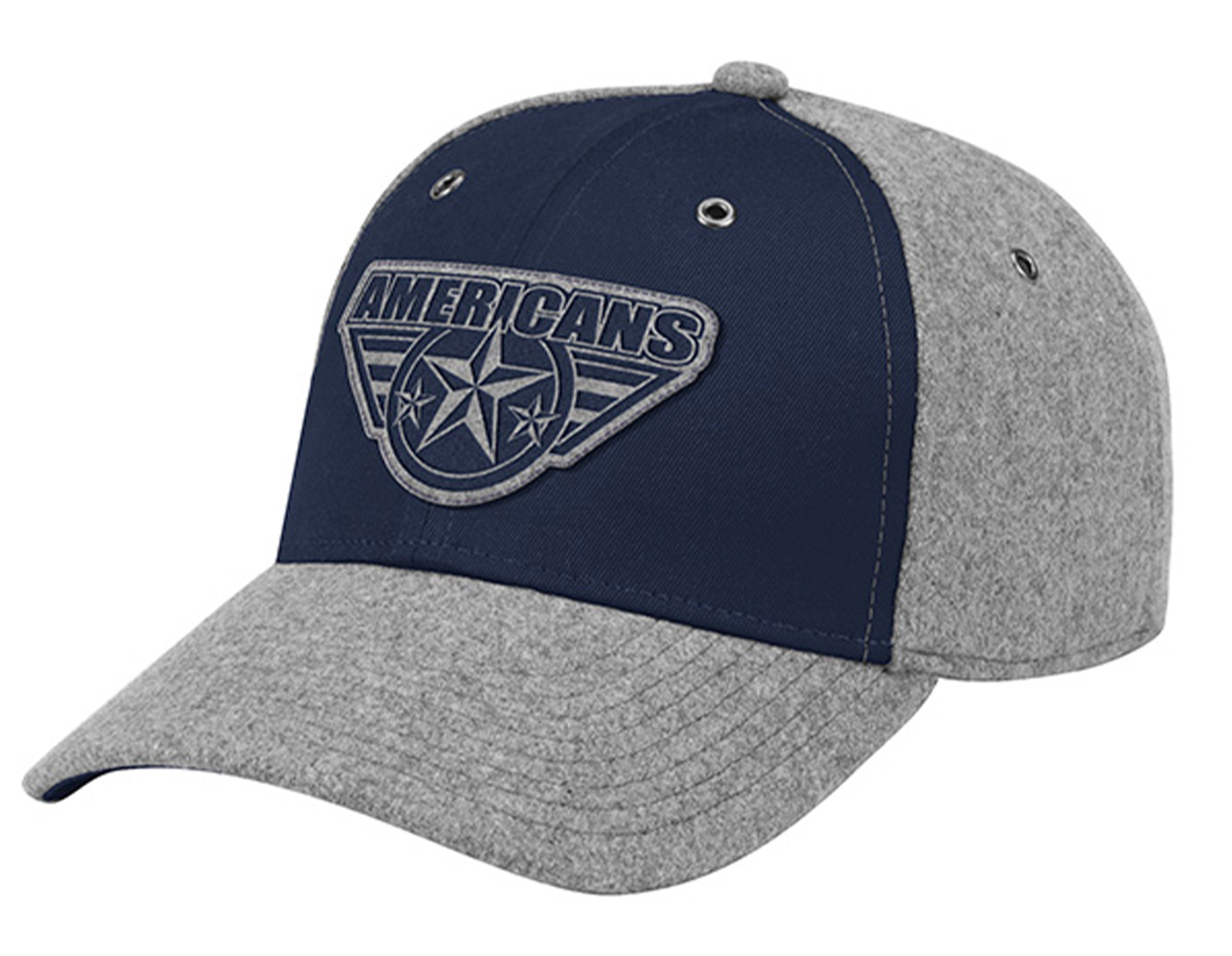New for 2025! Grey and Navy Team Logo Adjustable Cap