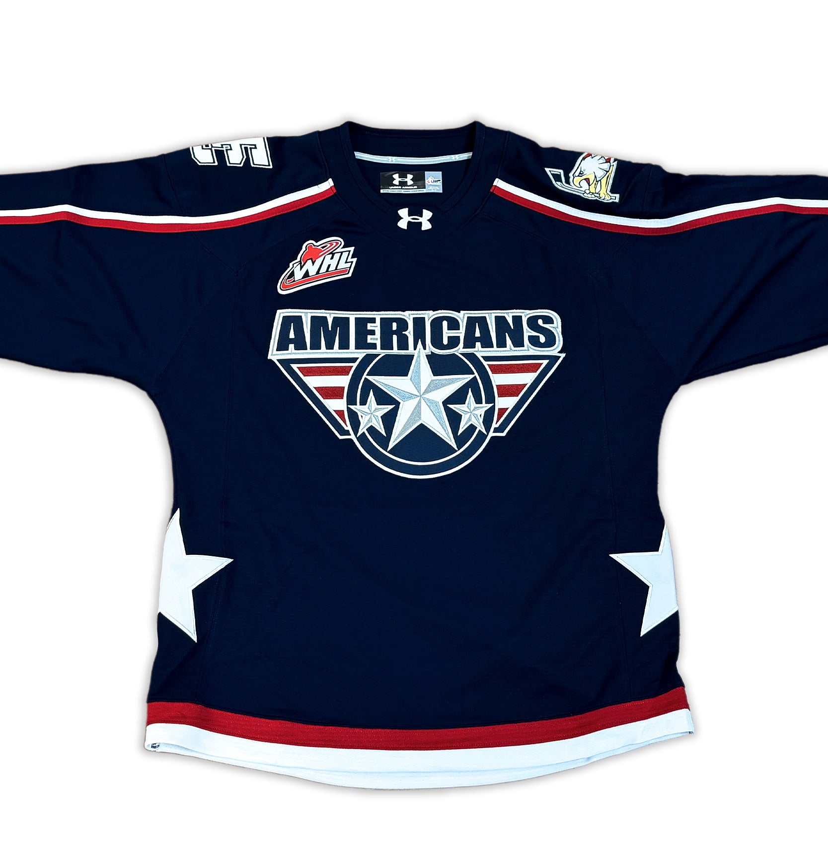 Replica Adult Under Armour Navy Jersey Runs Larger than Last years Jerseys