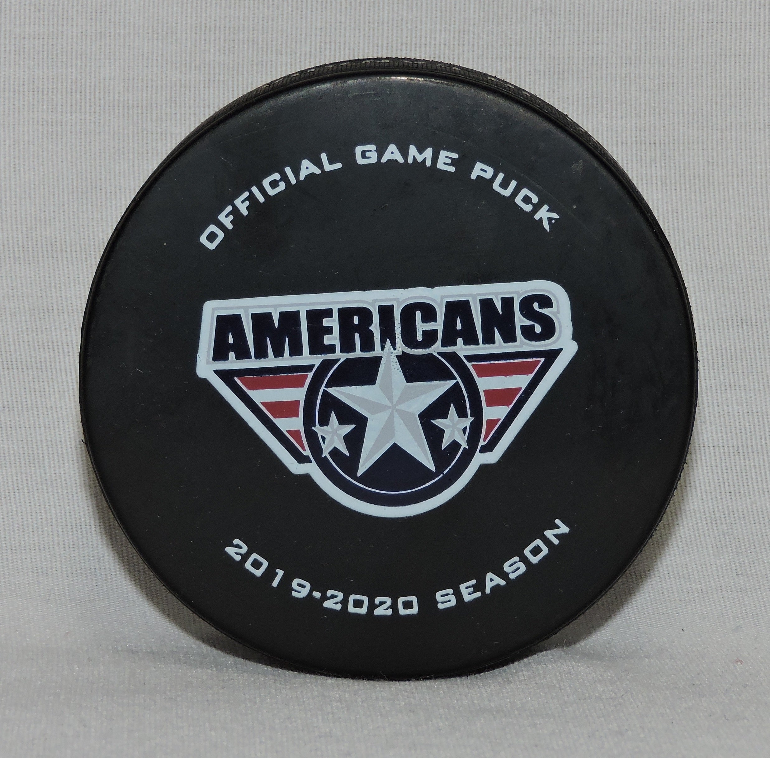 Offical Game Puck with Stars and Bars Logo